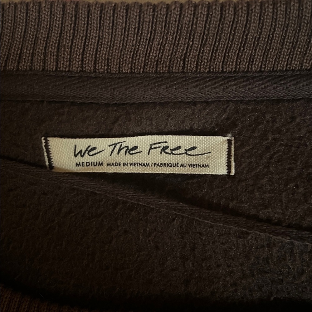 Free People Camden Fleece brown medium - Picture 4 of 9